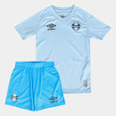 Kit Camisa Infantil Grêmio II 25/26 s/n Torcedor Umbro - Azul