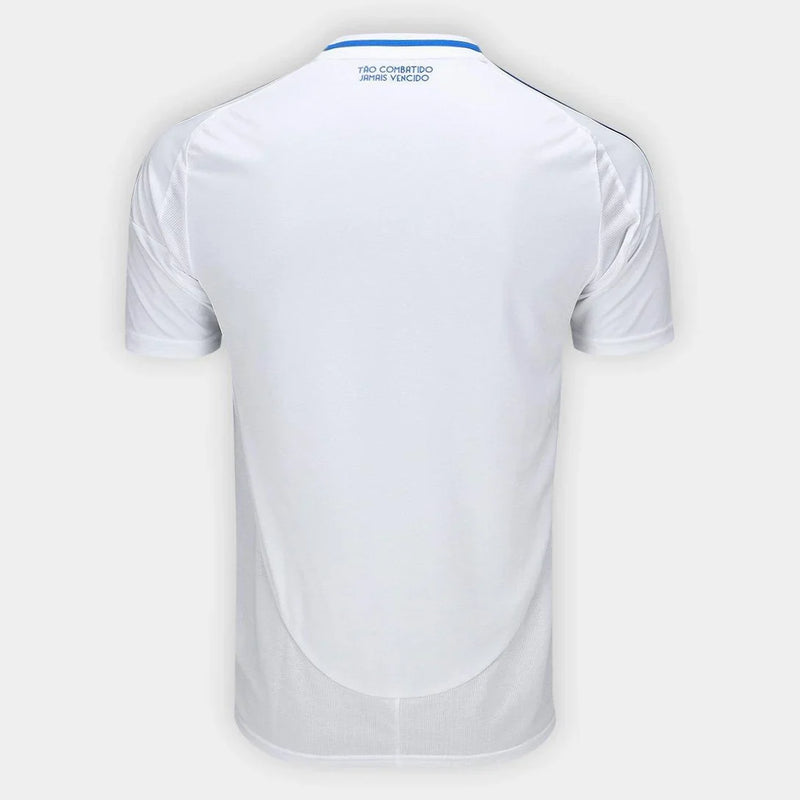 Camisa Cruzeiro II 25/26 s/n Torcedor Adidas Masculina - Branco+Azul