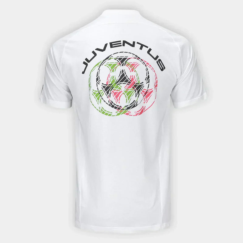 Camiseta Juventus 25/26 Urban Purist Adidas Masculina - Branco+Preto