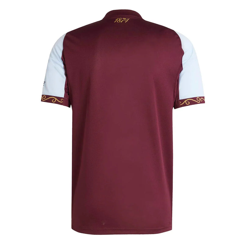 Camisa Aston Villa Home 25/26 s/n Torcedor Adidas Masculina - Bordô