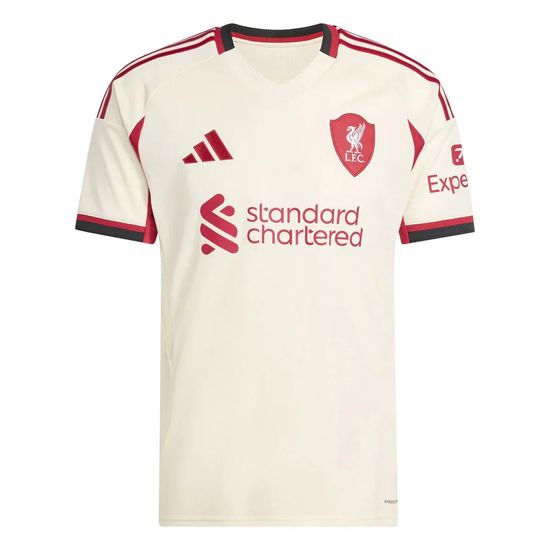 Camisa Liverpool Away 25/26 s/n Torcedor Adidas Masculina - Branco