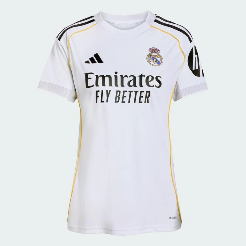 Camisa Adidas I do Real Madrid 25/26 Feminina - Branco