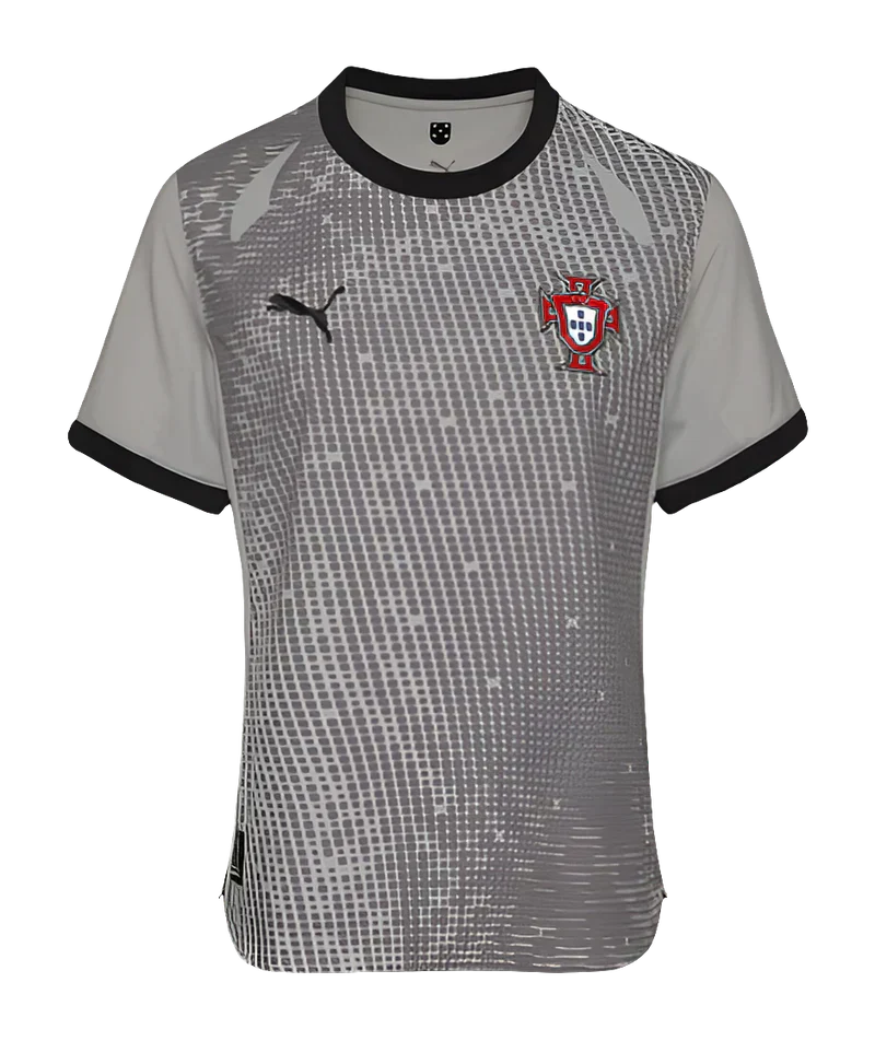 Camisa de Goleiro Portugal 25/26 - Cinza - Versão Torcedor
