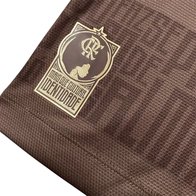 Camisa Flamengo Identidade 24/25 Masculina- Marrom